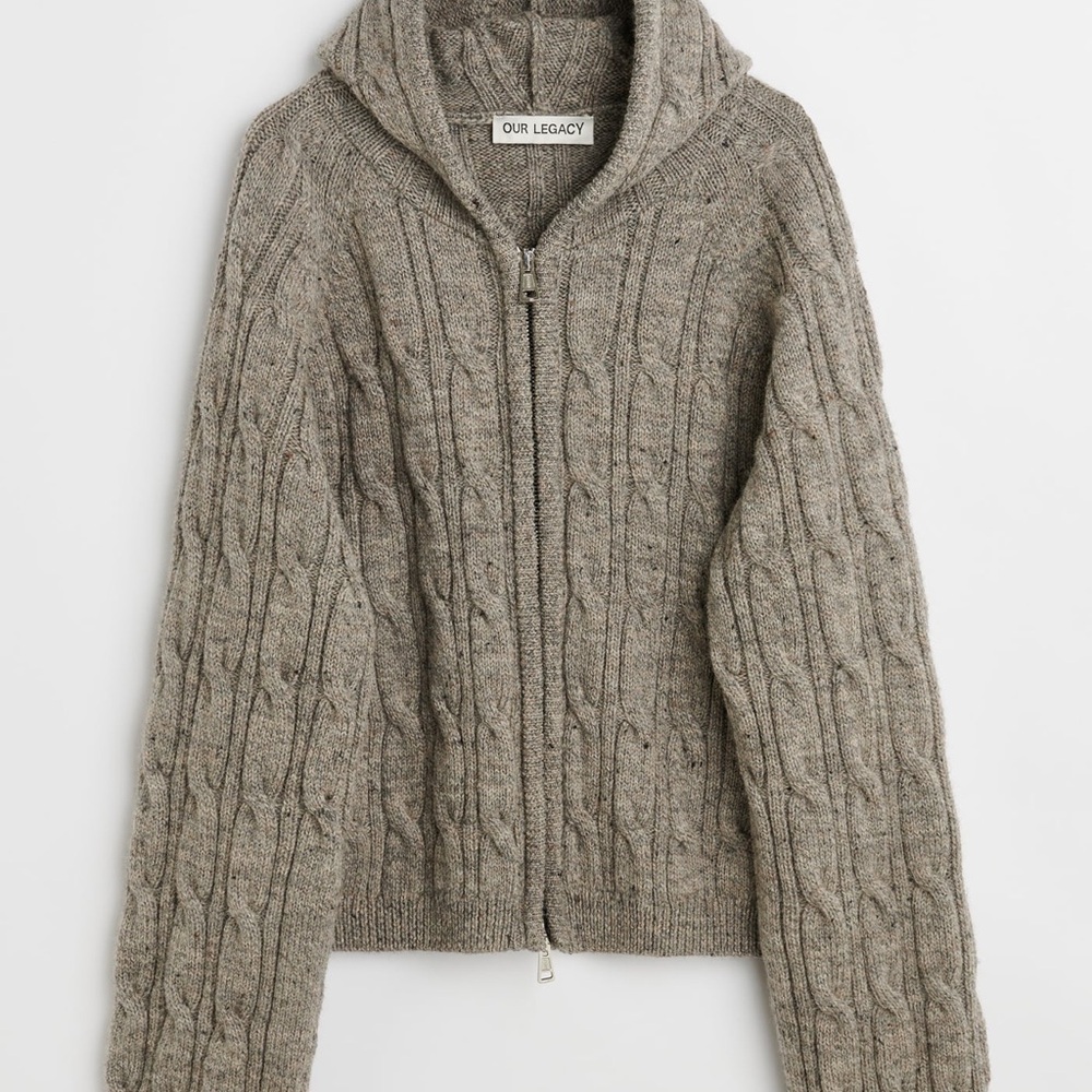 Our legacy level hood - stable melange isles wool FR32